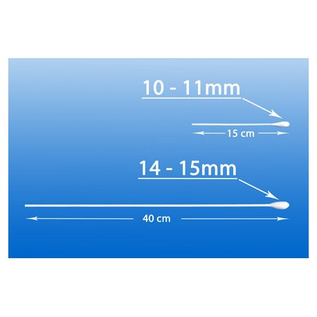 NOBA Wattestäbchen 10-11 mm Plastik 50 Stück