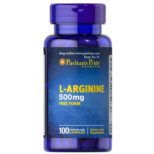Puritan's Pride L-Arginin 500 mg in freier Form