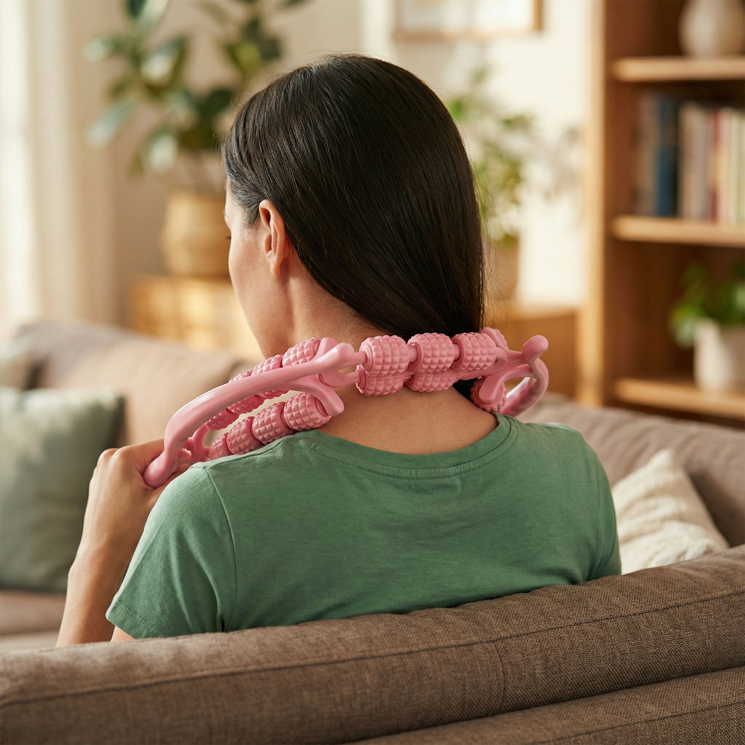 Manuelle 360°-Massagerolle – Drainage & Anti-Cellulite, Muskelentspannung