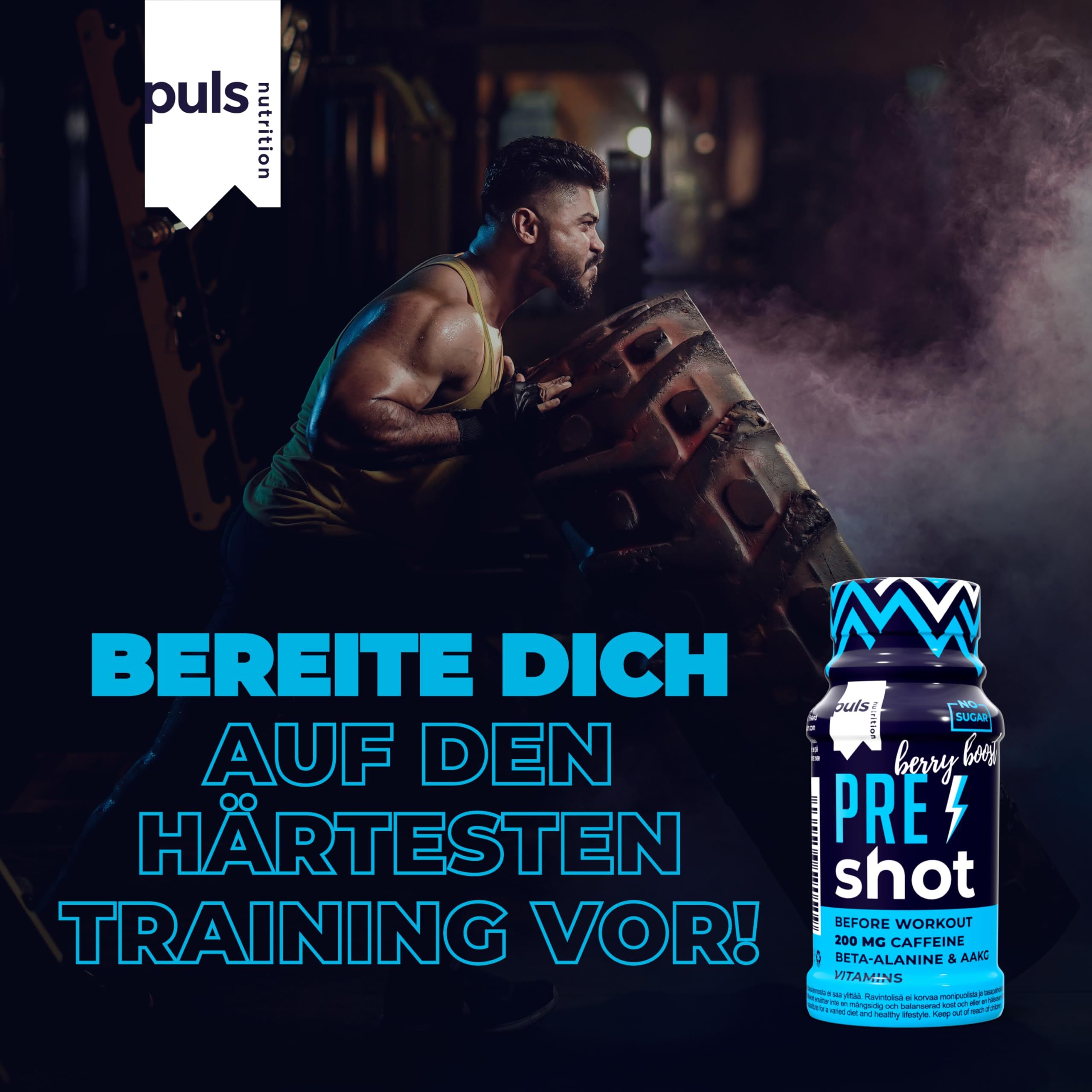 Puls Nutrition Pre Workout Shot Berry Boost