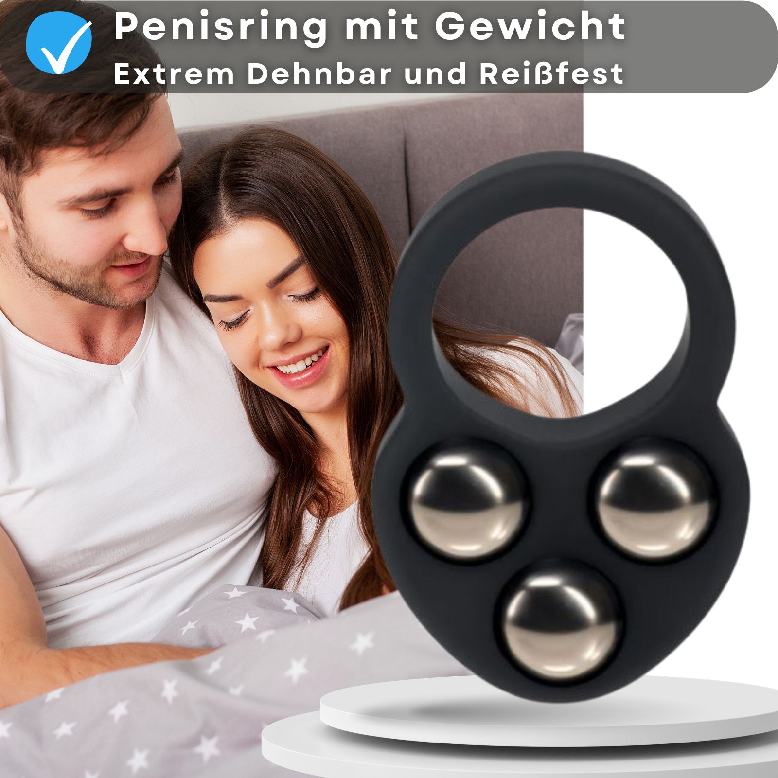 Lovelyness - Penisring mit Gewicht - Heavy - L