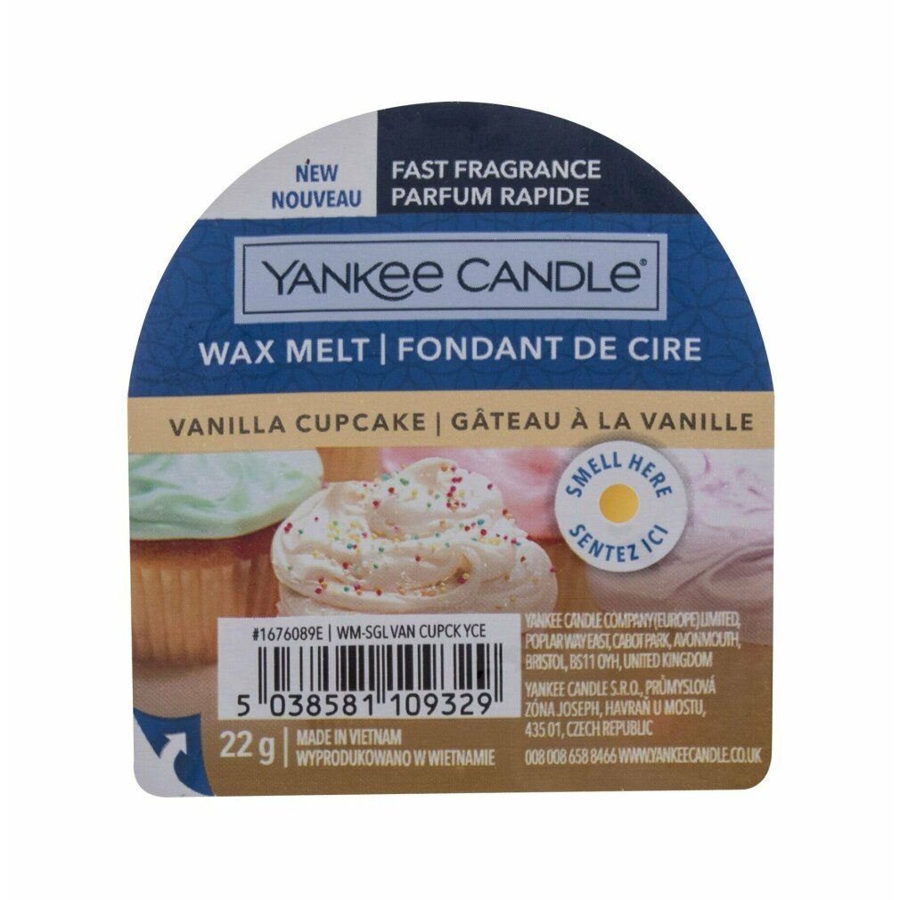 Yankee Kerze Vanille Cupcake duftende Wachs