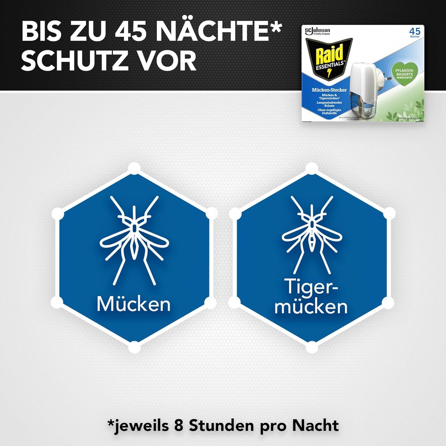 Autan und Raid Kombi-Pack, ideal zum Schutz gegen Mücken auf Reisen