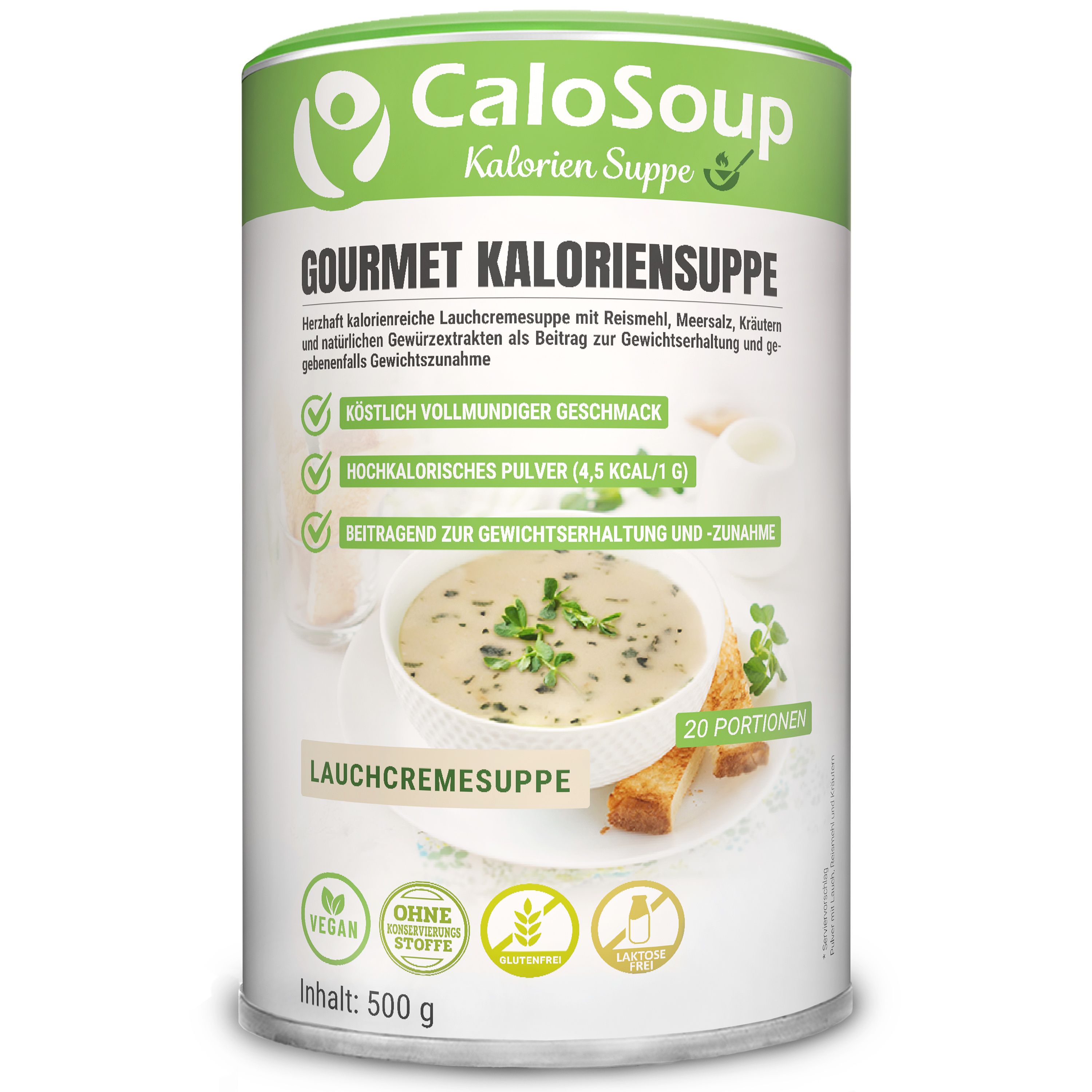 CaloSoup von Calovital - Gourmet Suppe als hochkalorische Nahrung