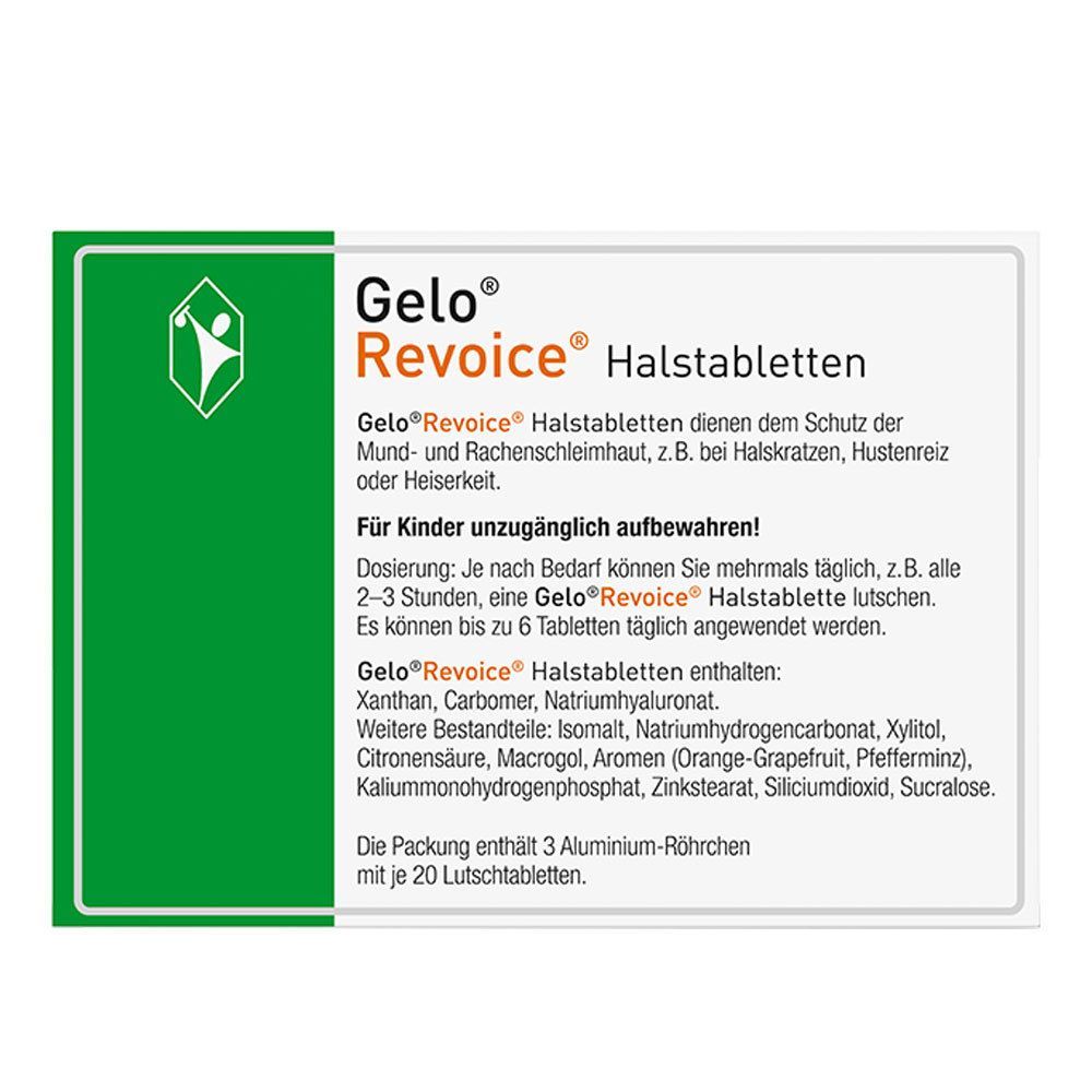 GeloRevoice Halstabletten Grapefruit-Menthol bei Heiserkeit & Stimmverlust