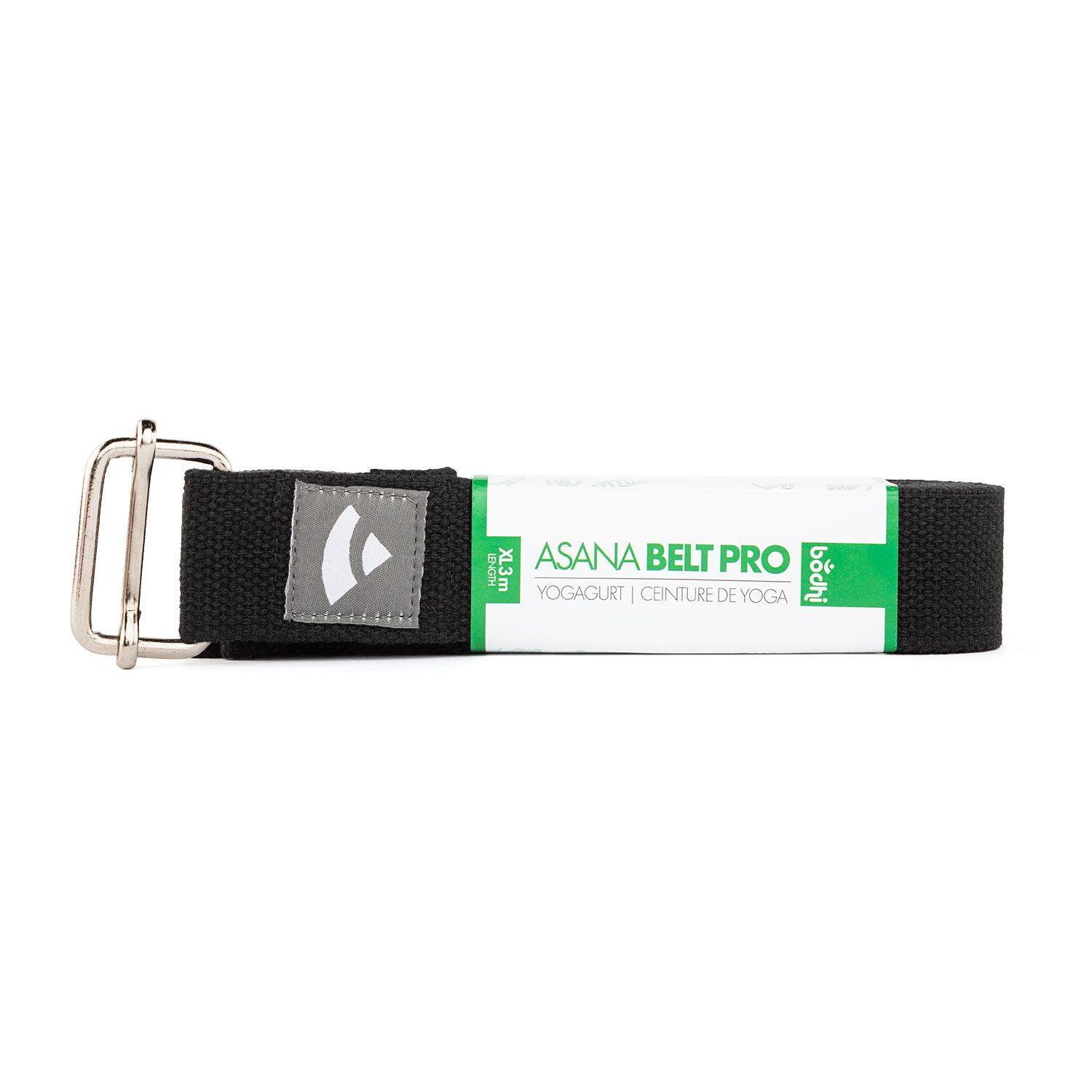 Asana Belt XL (PRO) aus Baumwolle mit Schiebeverschluss, schwarz 912-S