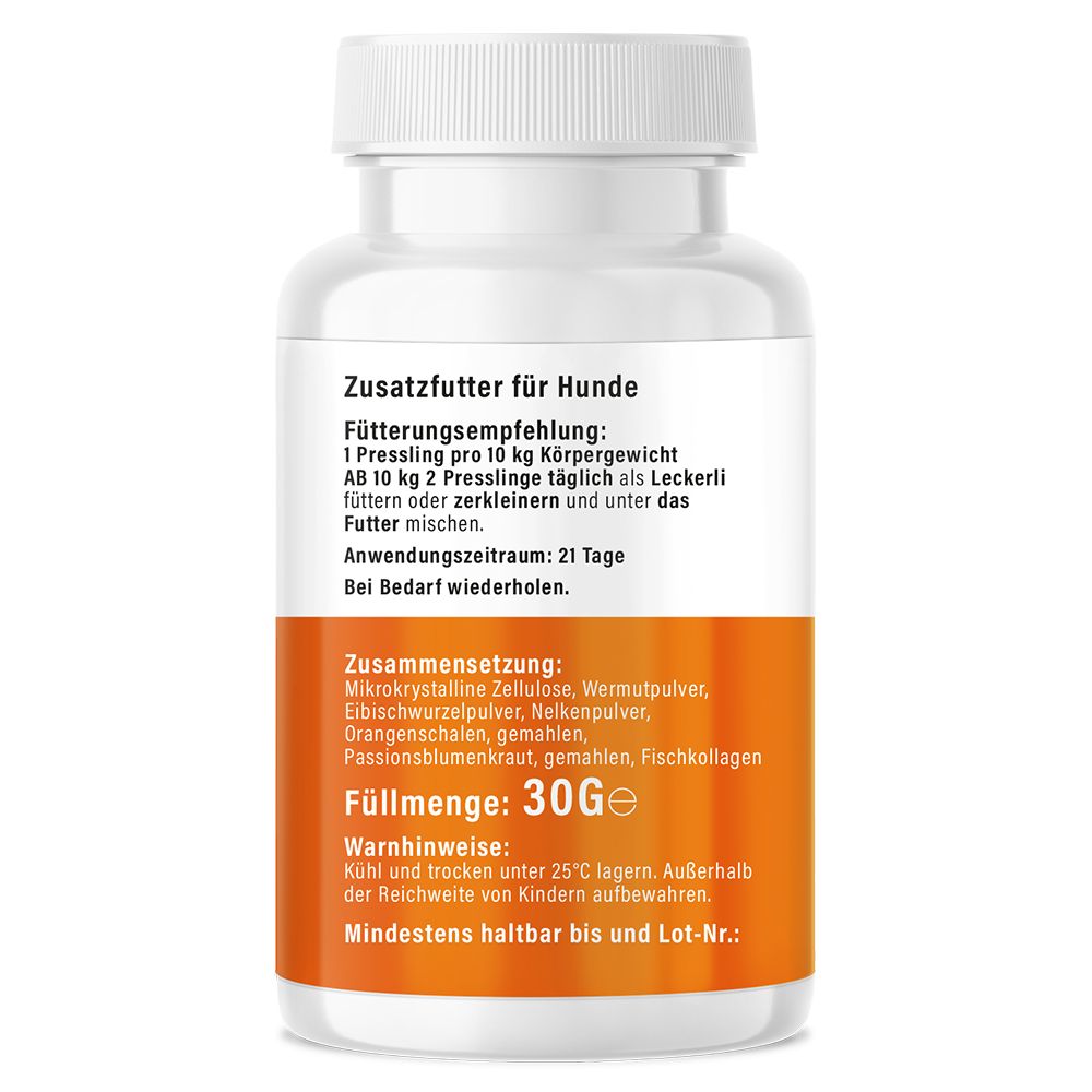 Adema Natural® Zeckilen Forte Blister | Zecken Tabletten ausschließlich für Hunde