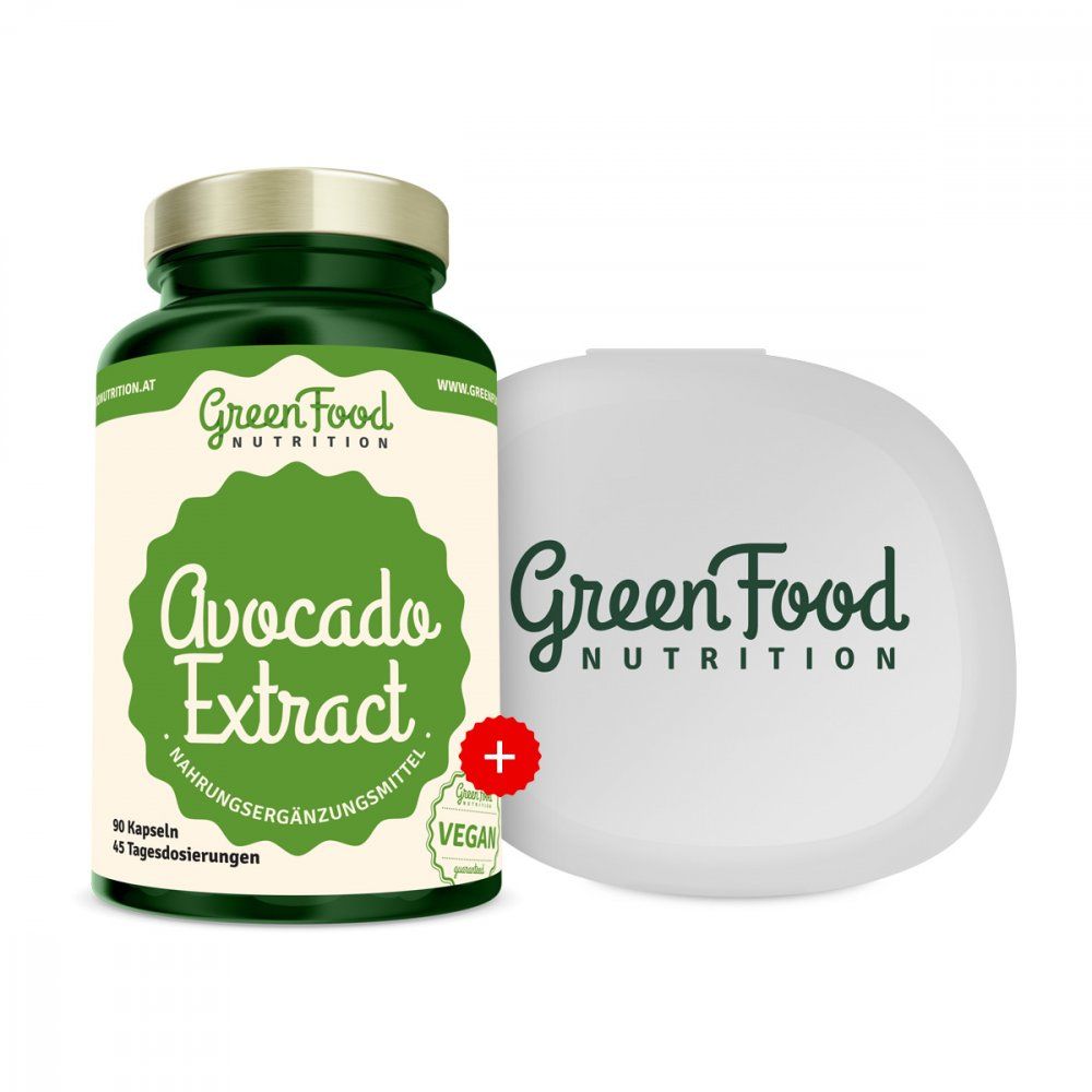 GreenFood Nutrition Avocado Extract +  KAPSELBEHÄLTER