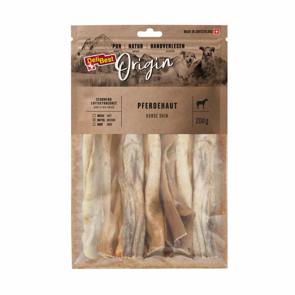 DeliBest Origin Pferdehaut Luftgetrocknet