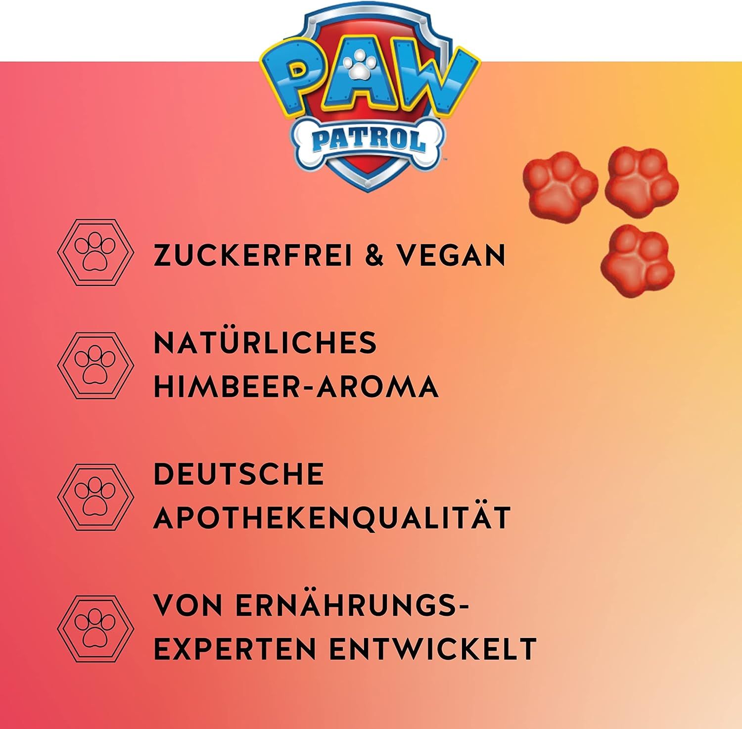 Bears with Benefits PAW Patrol Kinder Multivitamin Gummibärchen