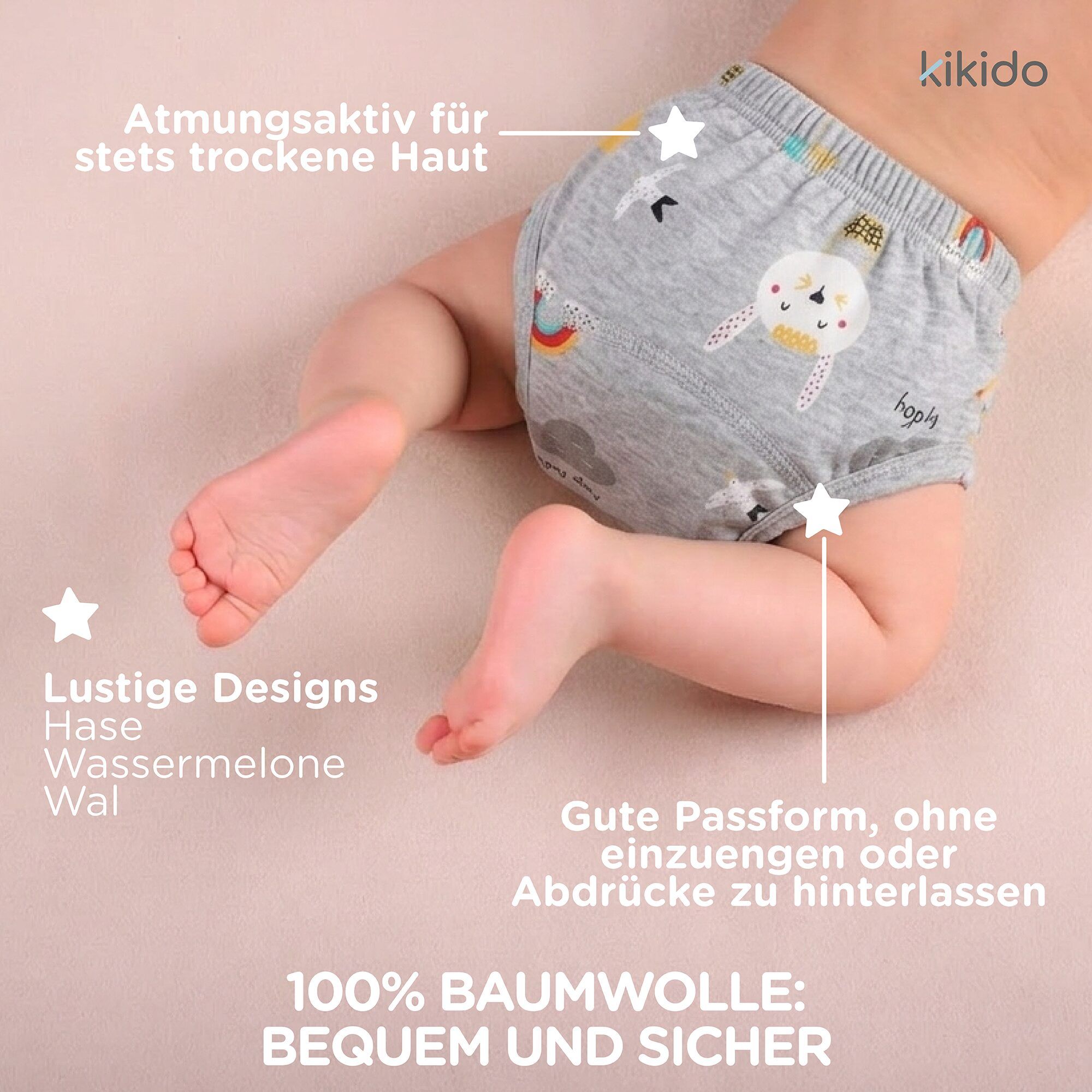 Kikido Töpfchen Trainingshose Schiffchen