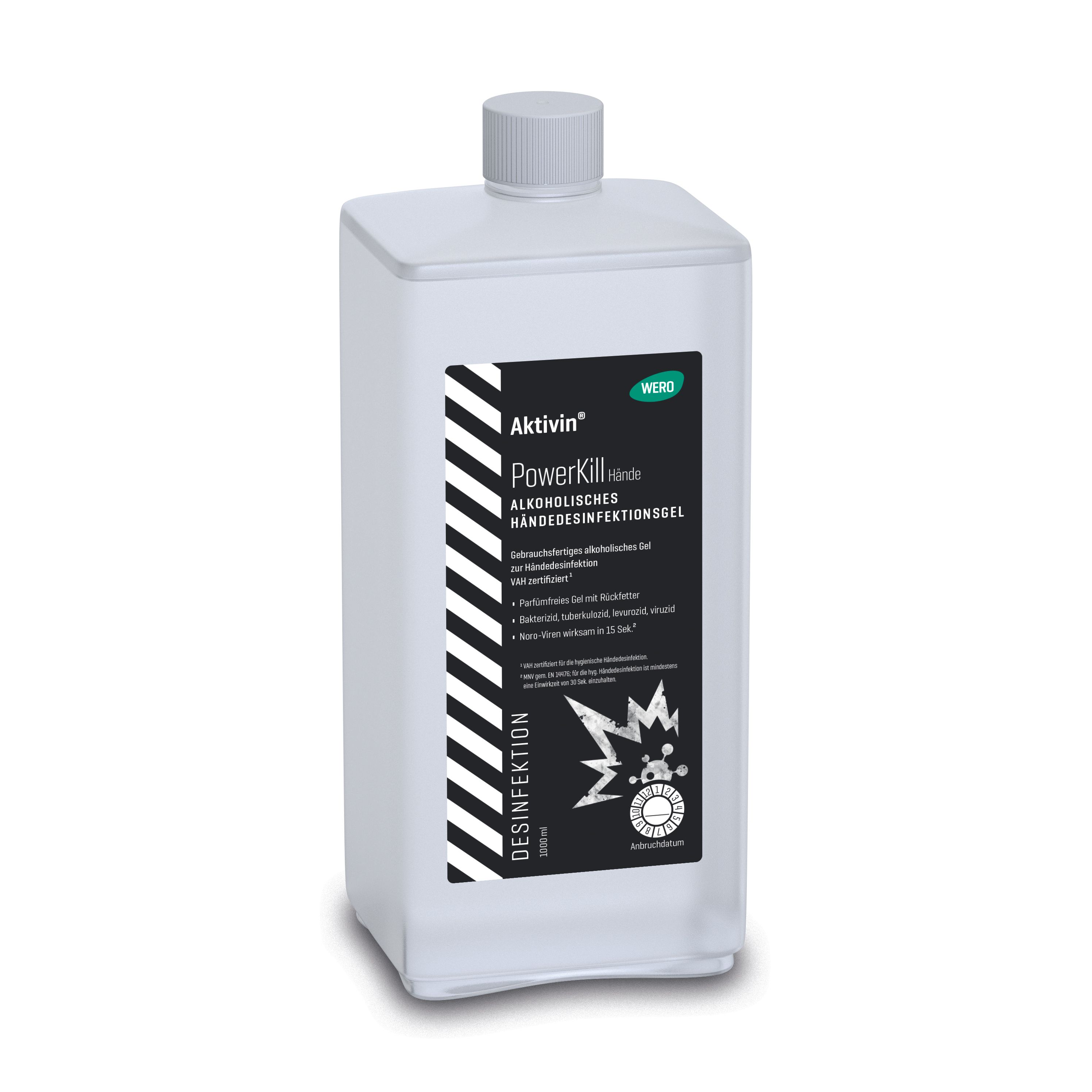 WERO Aktivin® PowerKill Hände Desinfektionsgel