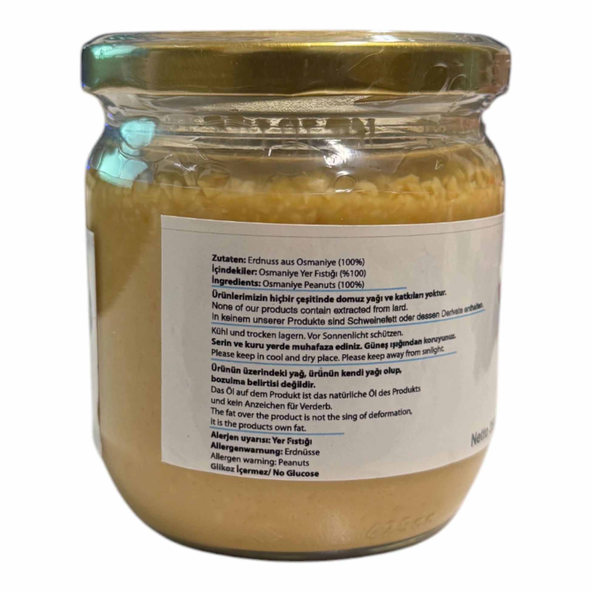 Öz Natur | Erdnussbutter (zuckerfrei)