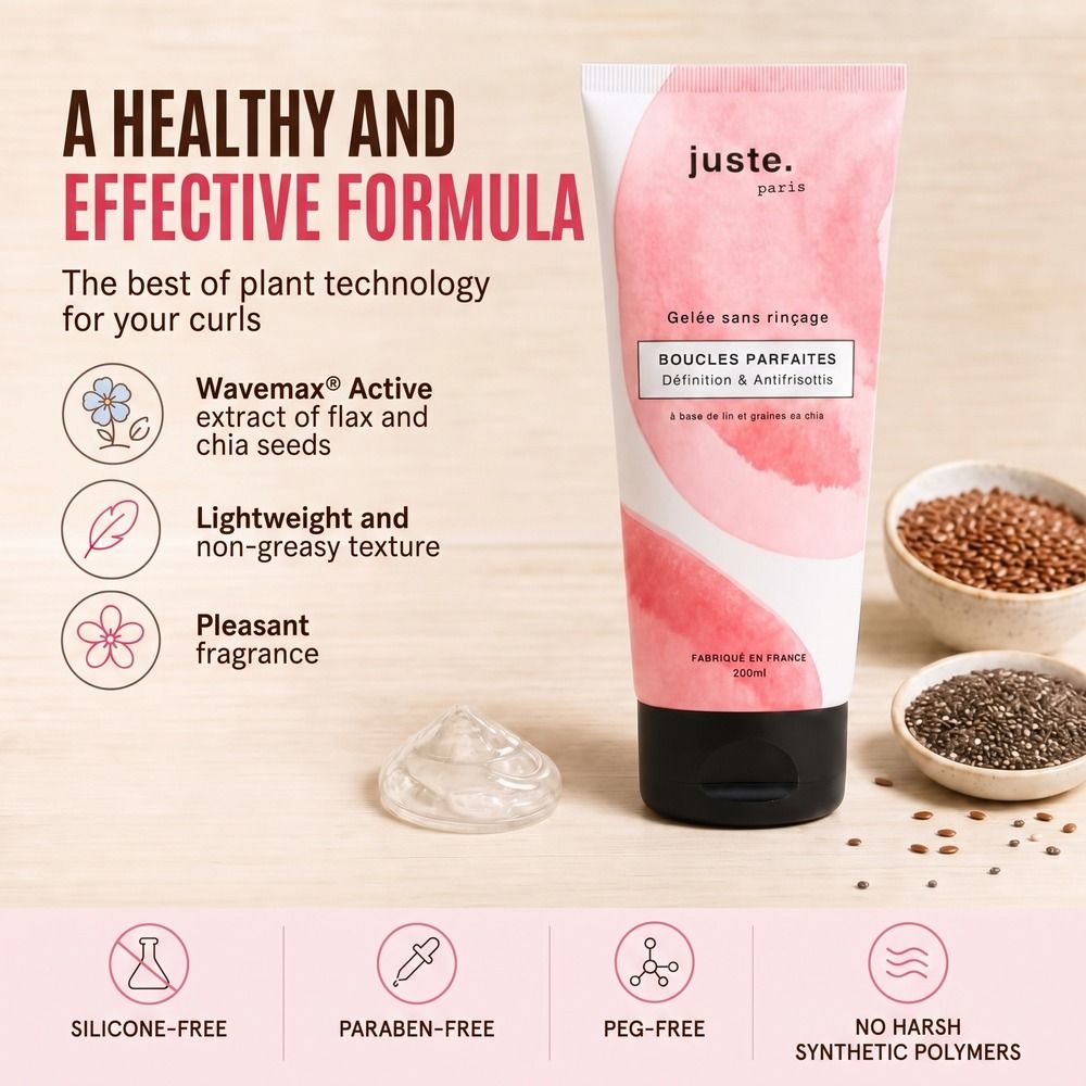 Juste. Paris Leave-in Curl Gelee für definierte Locken, 200ml.