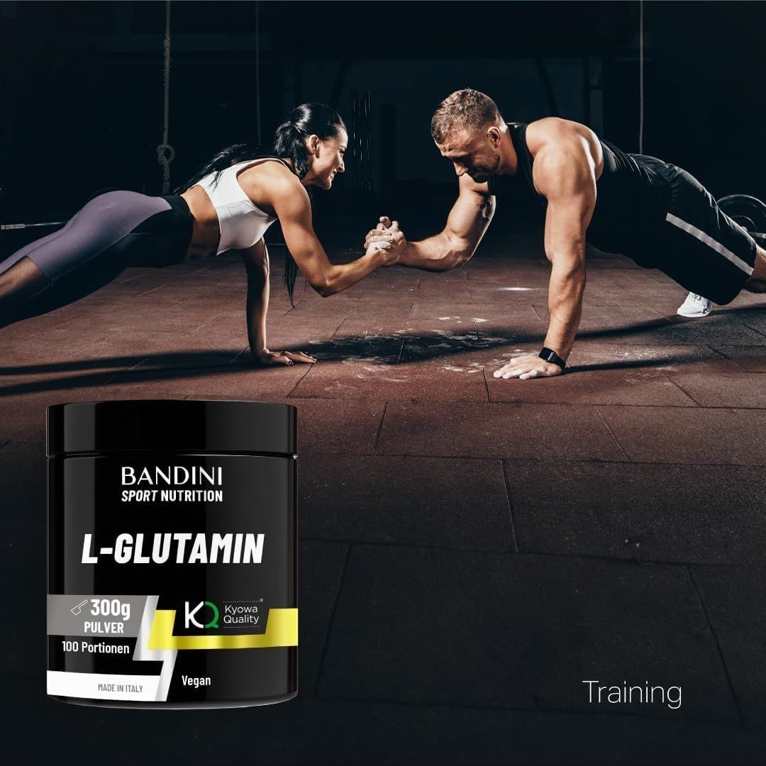 Dose L-Glutamin Pulver 300g, 100 Portionen, Kyowa Quality, vegan.