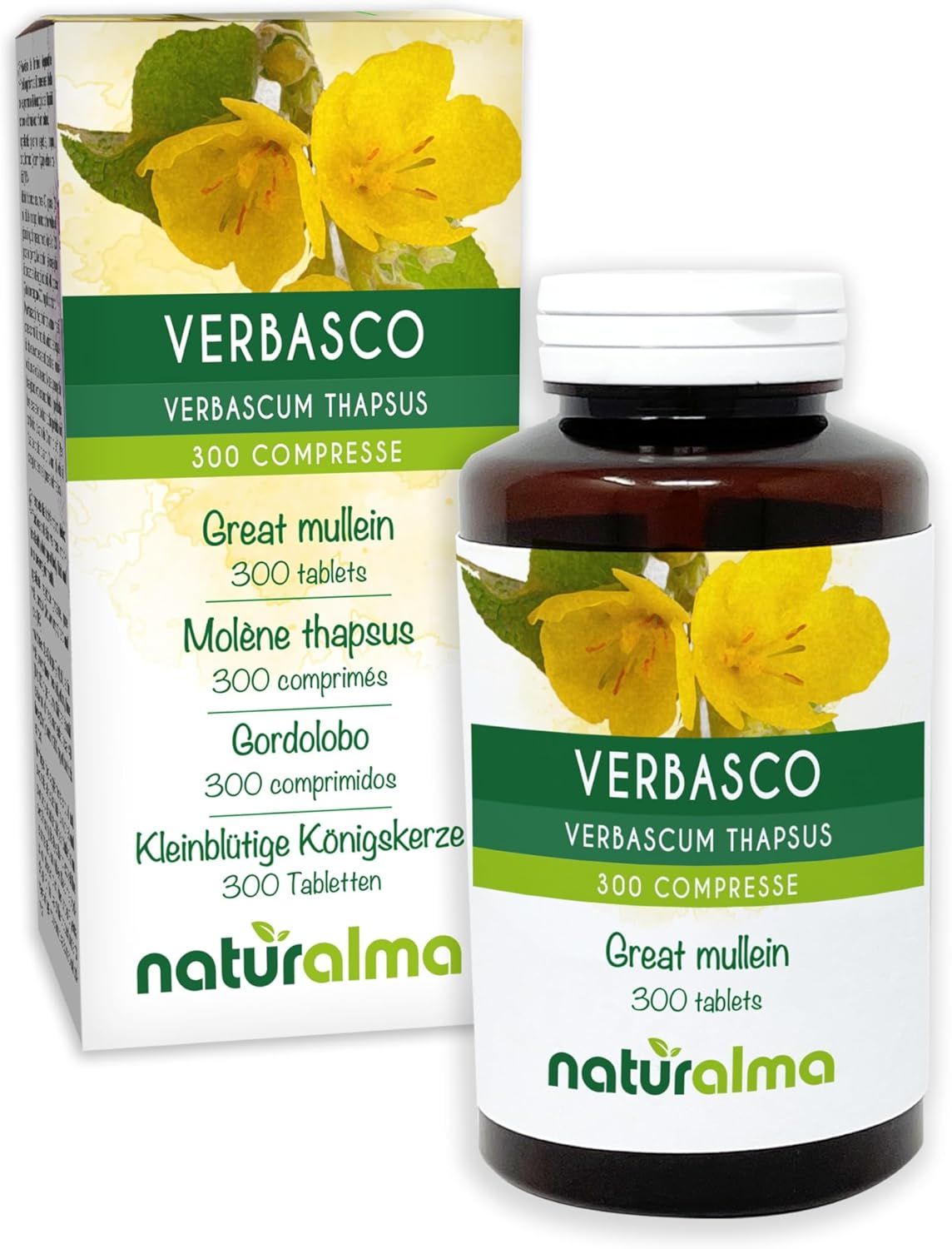 Naturalma Kleinblütige Königskerze Verbascum thapsus Tabletten
