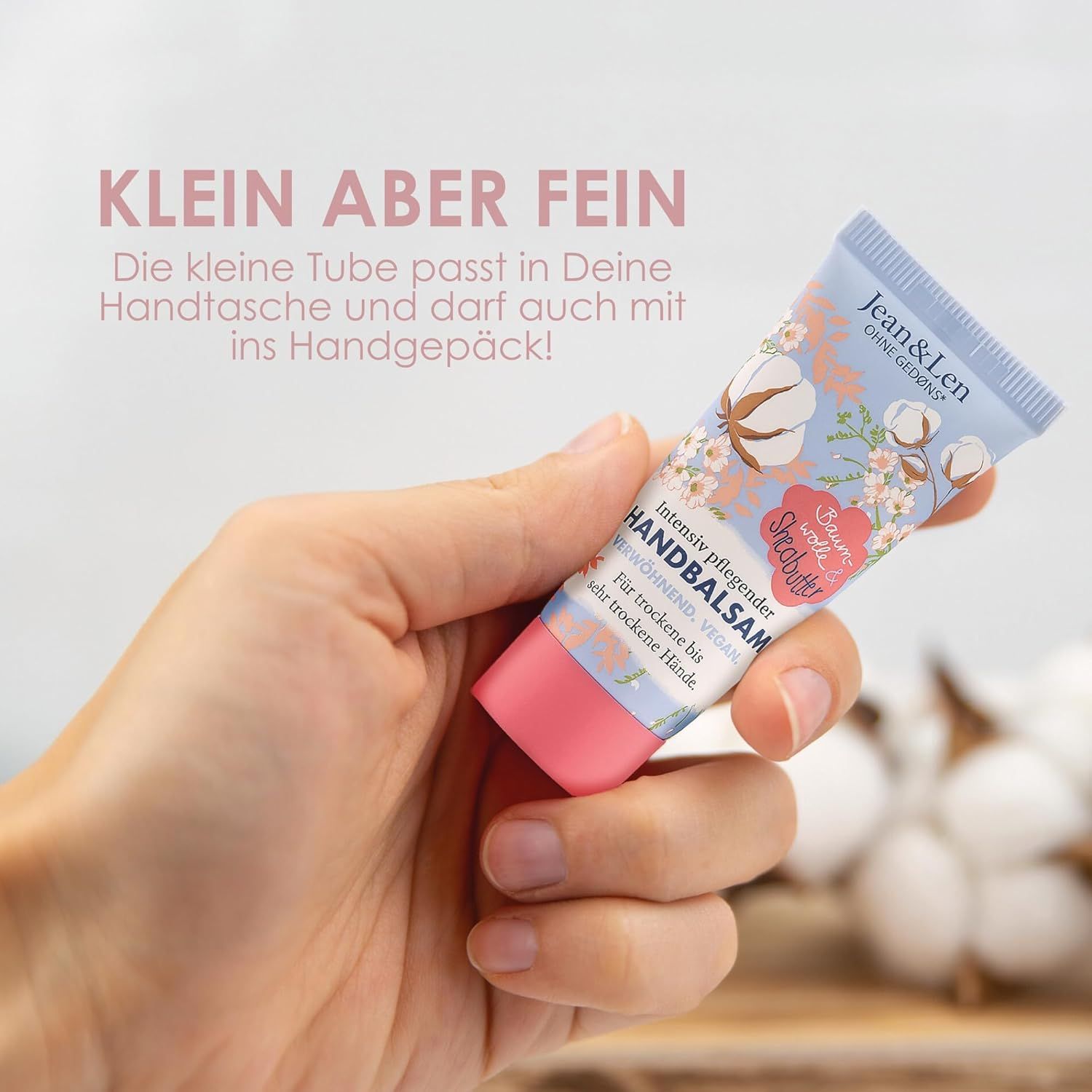 Jean & Len – Handbalsam Baumwolle & Sheabutter