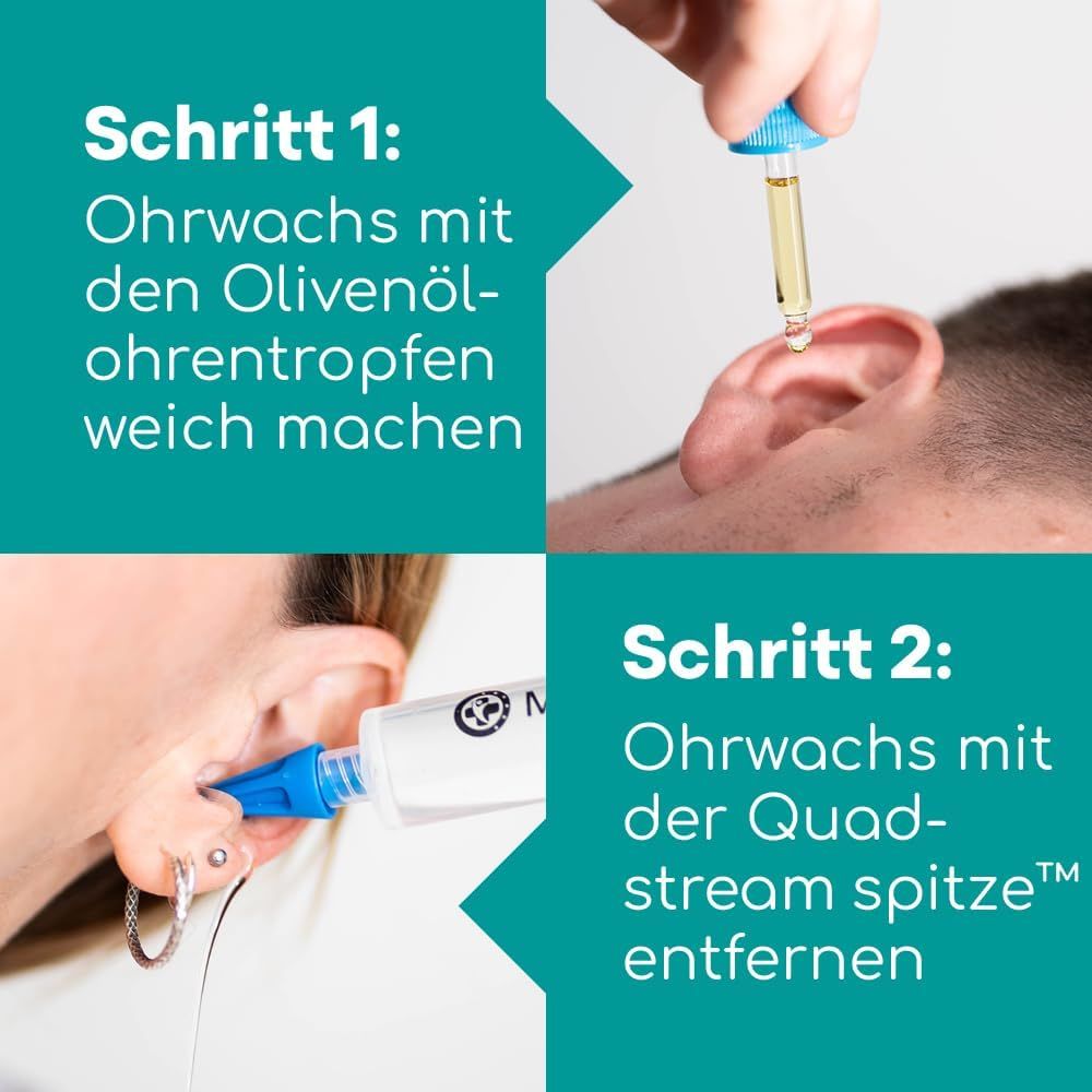 Schwarze Knöchelbandage mit Klettverschlüssen, Größenangabe und Zertifizierungen.
