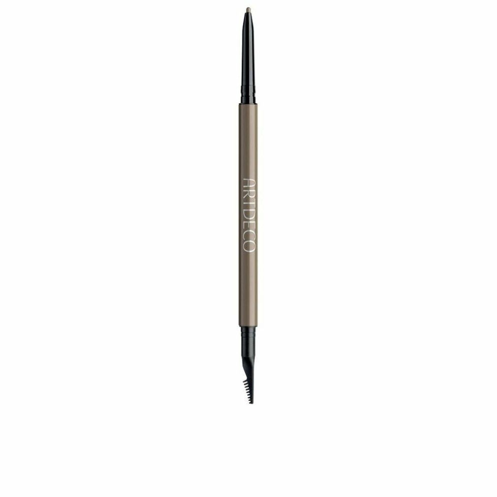 Artdeco Ultra Fine Brow Liner. Stift mit Bürste. Hellbraune Mine, schwarze Bürste. Produkt mit Schriftzug.