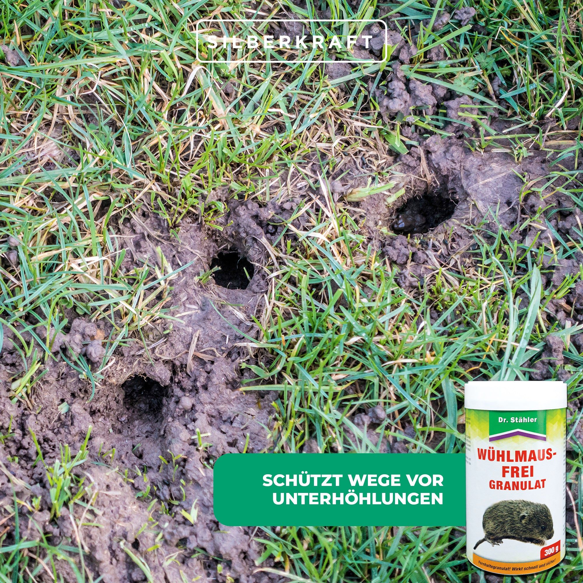 SILBERKRAFT Wühlmaus-Frei Granulat