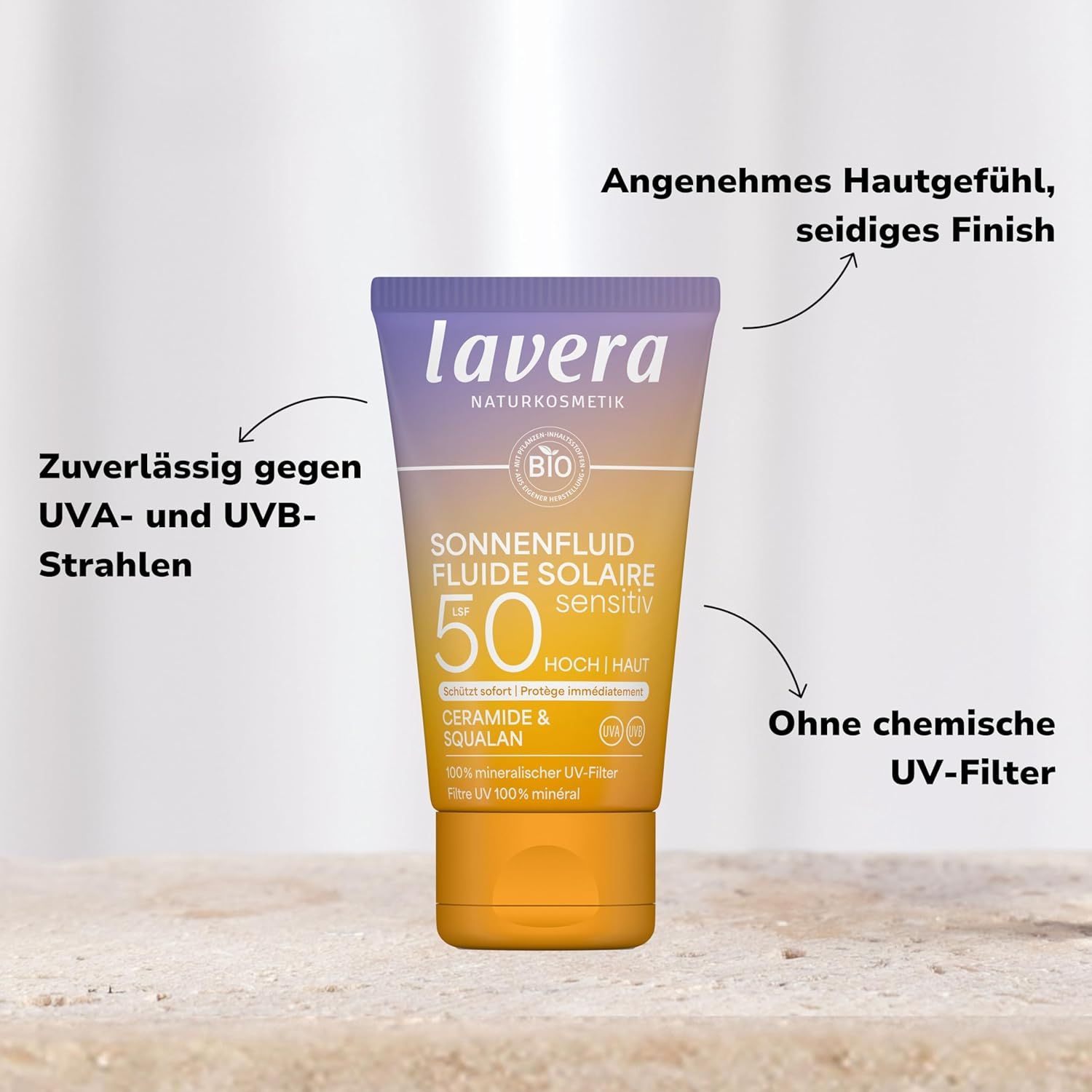 lavera Sonnenlotion Sensitiv LSF 50 - Sonnencreme