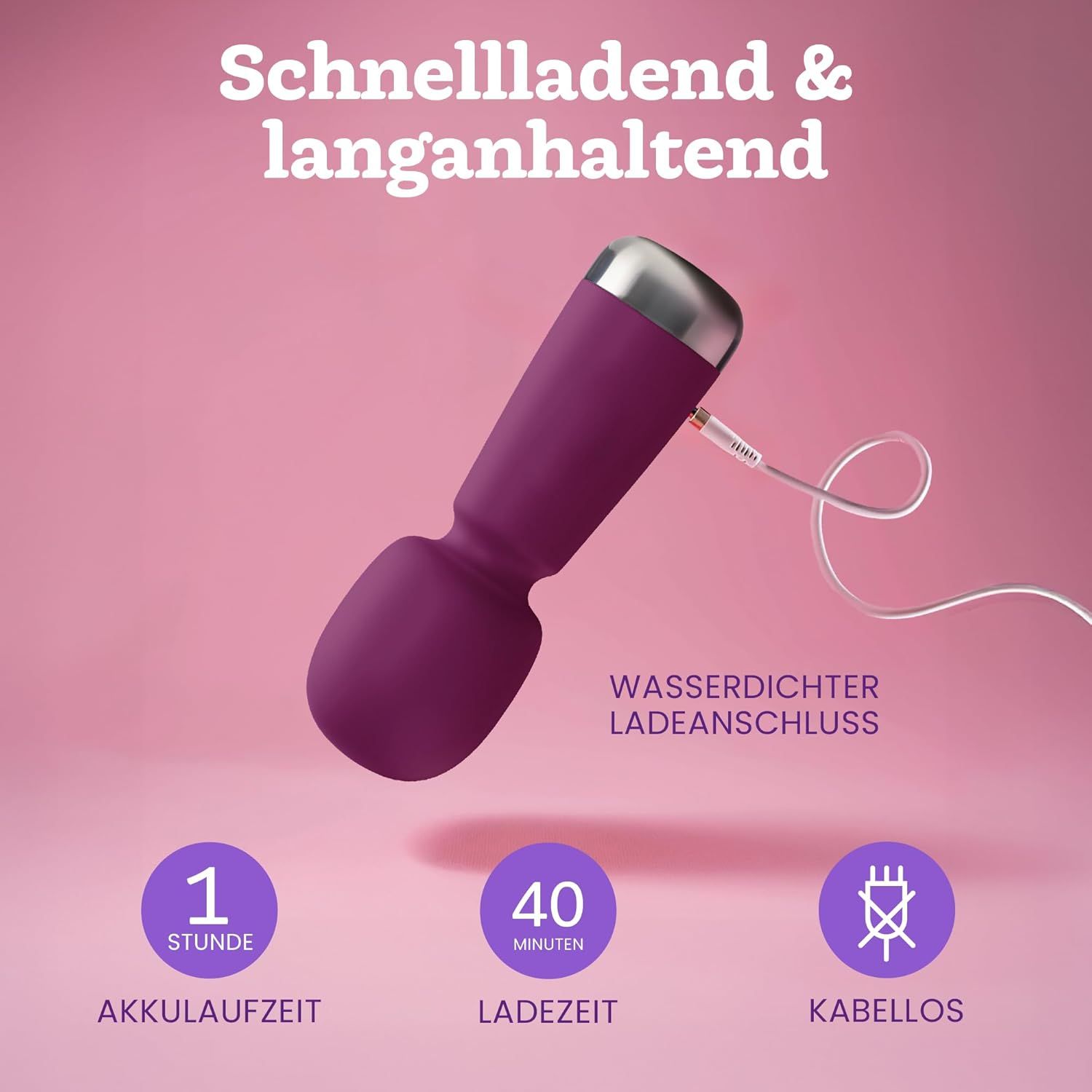 Oliver James Bullet Mini Vibrator Violett