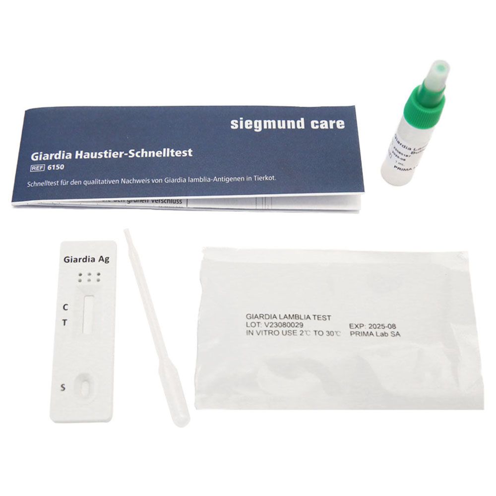 siegmund care Giardia Haustier Selbsttest