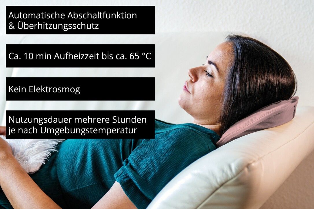 Unold 86014  Wärmi          rosa elektrische Wärmflasche Schmiegsame Wärme