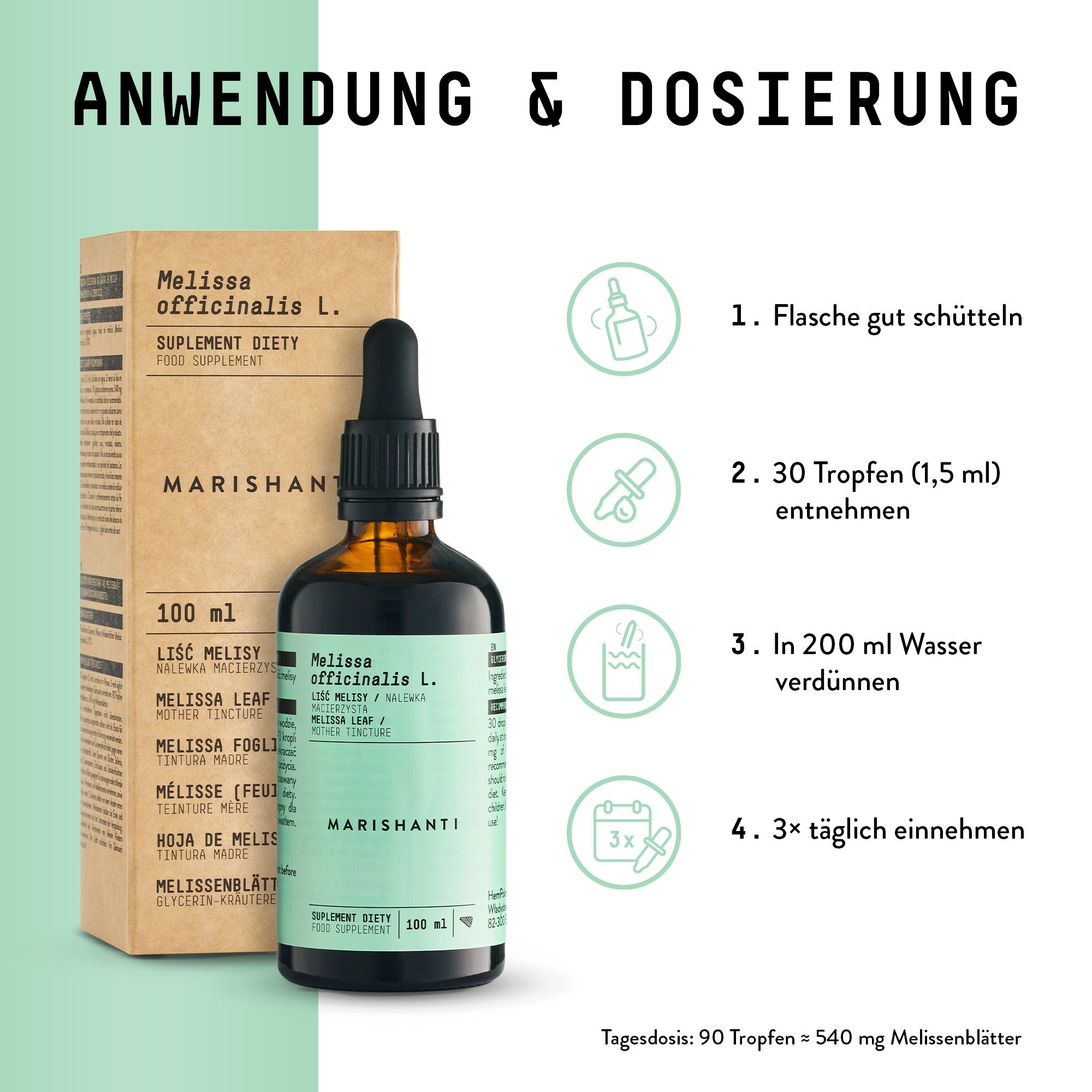 Marishanti Melissen Extrakt – alkoholfrei