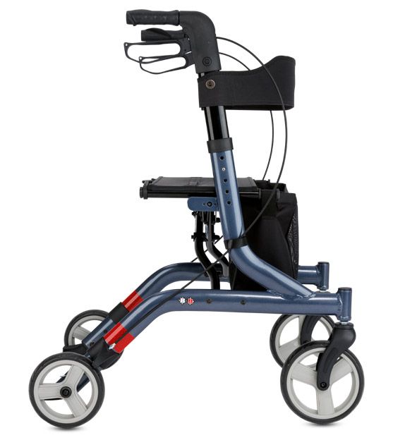 Bischoff & Bischoff Rollator Capero faltbar Leichtgewichtrollator mit Rückengurt