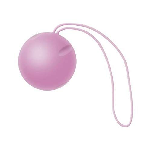 Rosa Joyballs Trend Single Rose Kugel mit zwei Schnüren, isoliert.