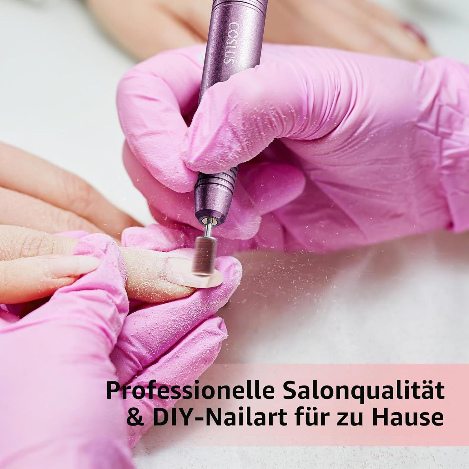 Professionelle Salonqualität & DIY-Nailart für zu Hause mit Nagelfräser.