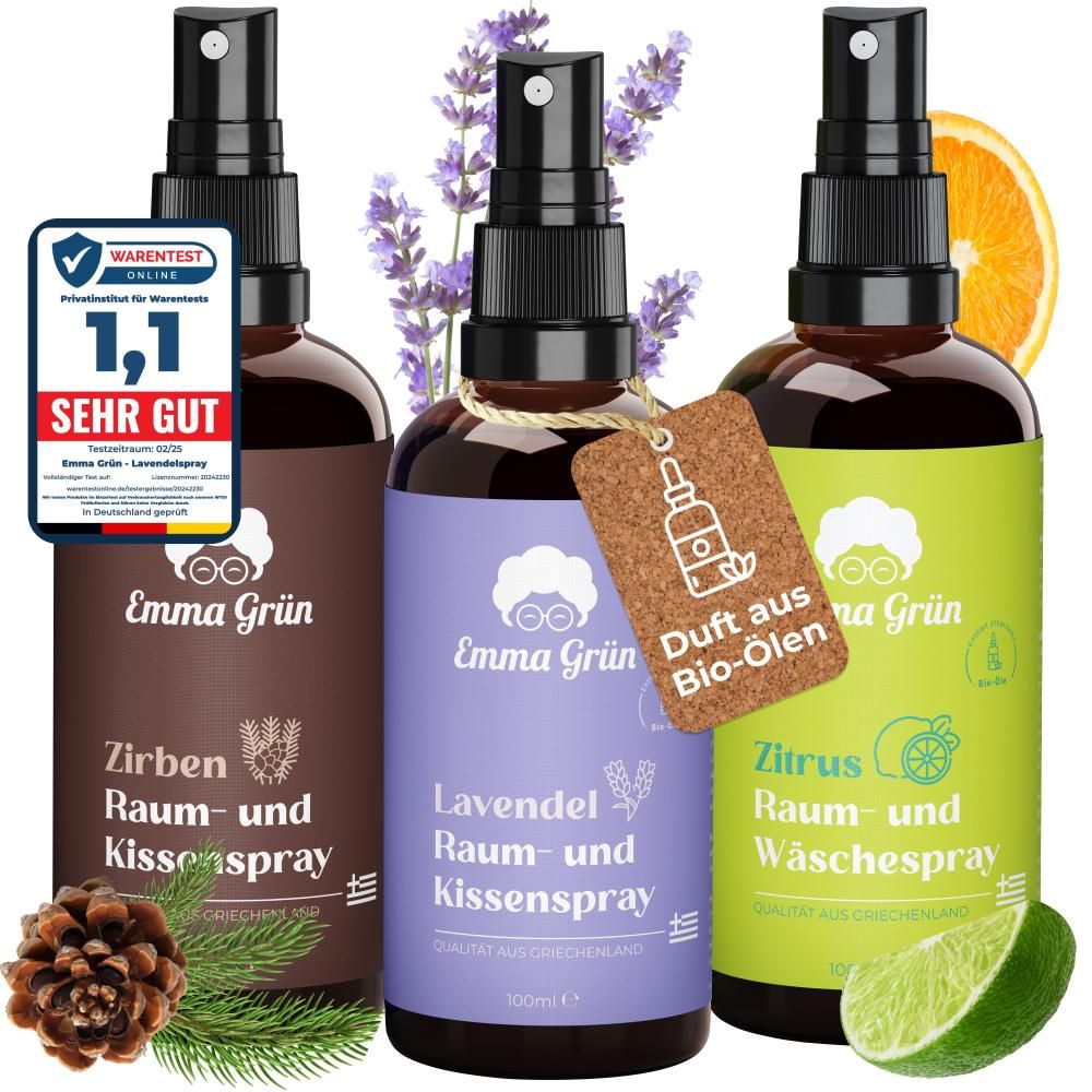 Emma Grün® Bio Raumspray & Kissenspray Set