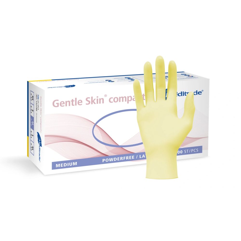 Meditrade Gentle Skin® compact+ Latex Einweghandschuh
