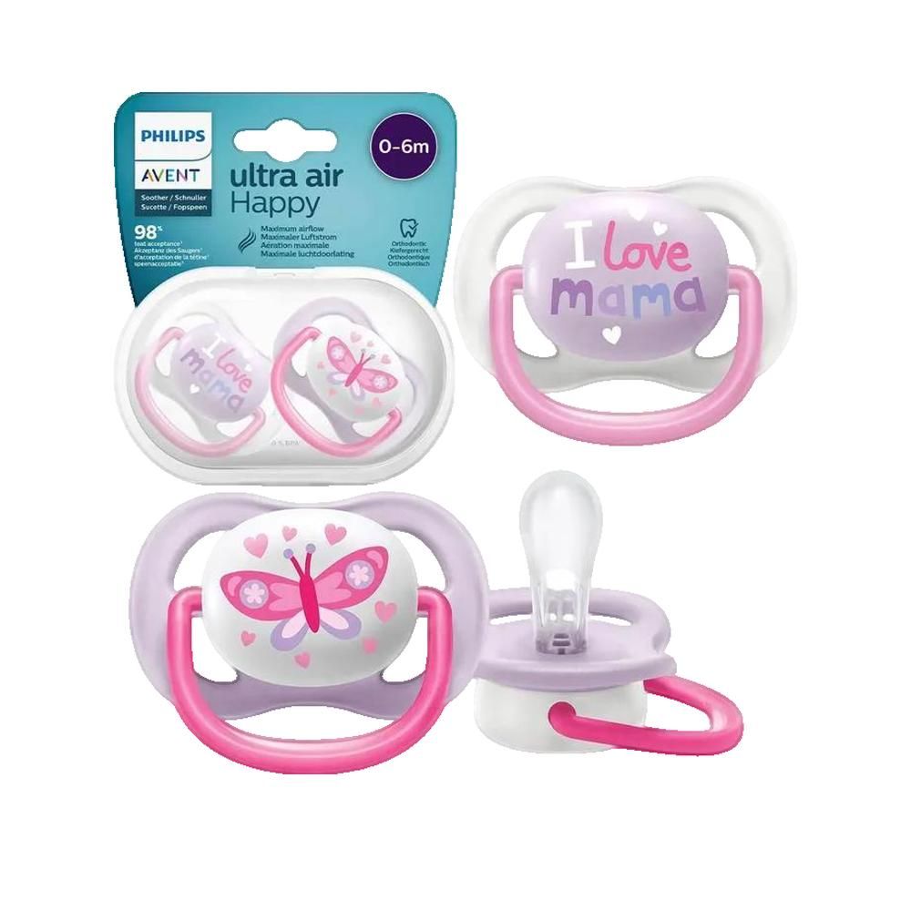 Philips Avent Ultra Air Orthodontische Schnuller 0-6 Monate