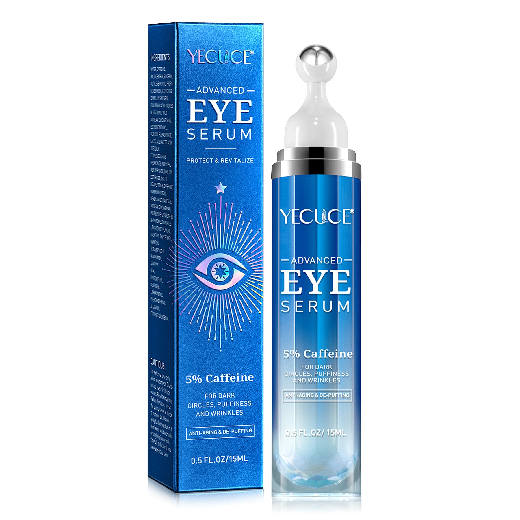 ALIVER Augenserum gegen Augenringe mit Retinol und Koffein
