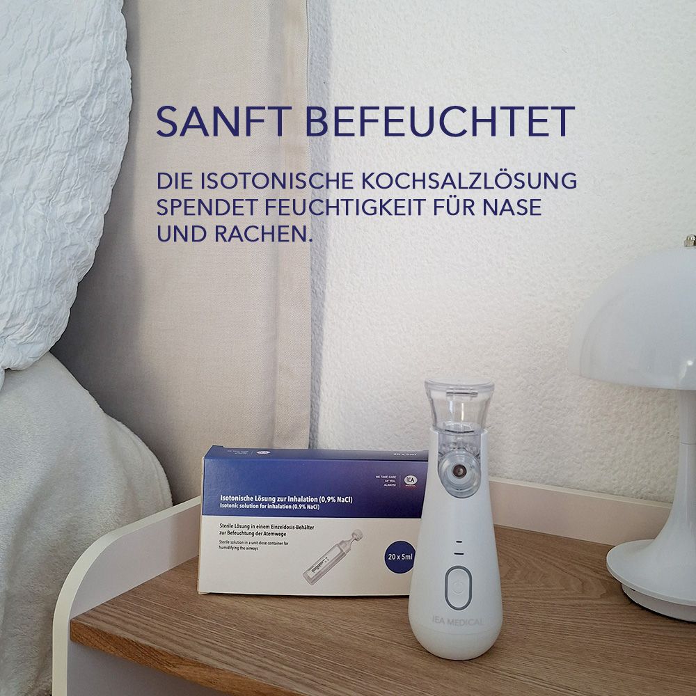IEA Medical Kochsalzlösung und Ersatzmasken Erwachsene