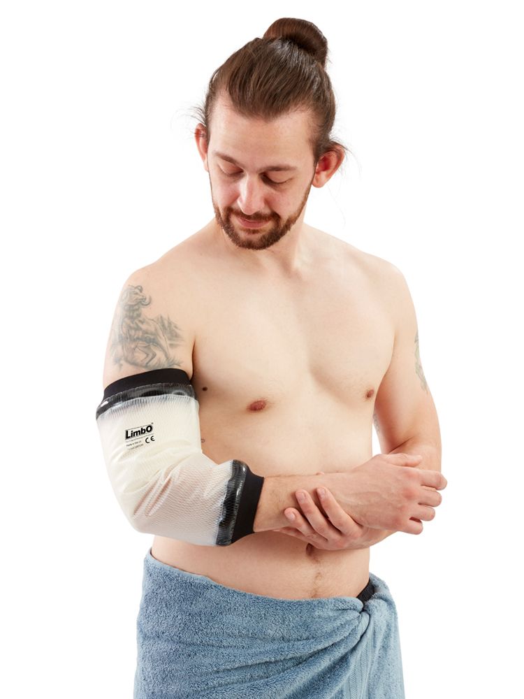 LIMBO Duschschutz Ellenbogen – Erwachsene, breit, für Gips