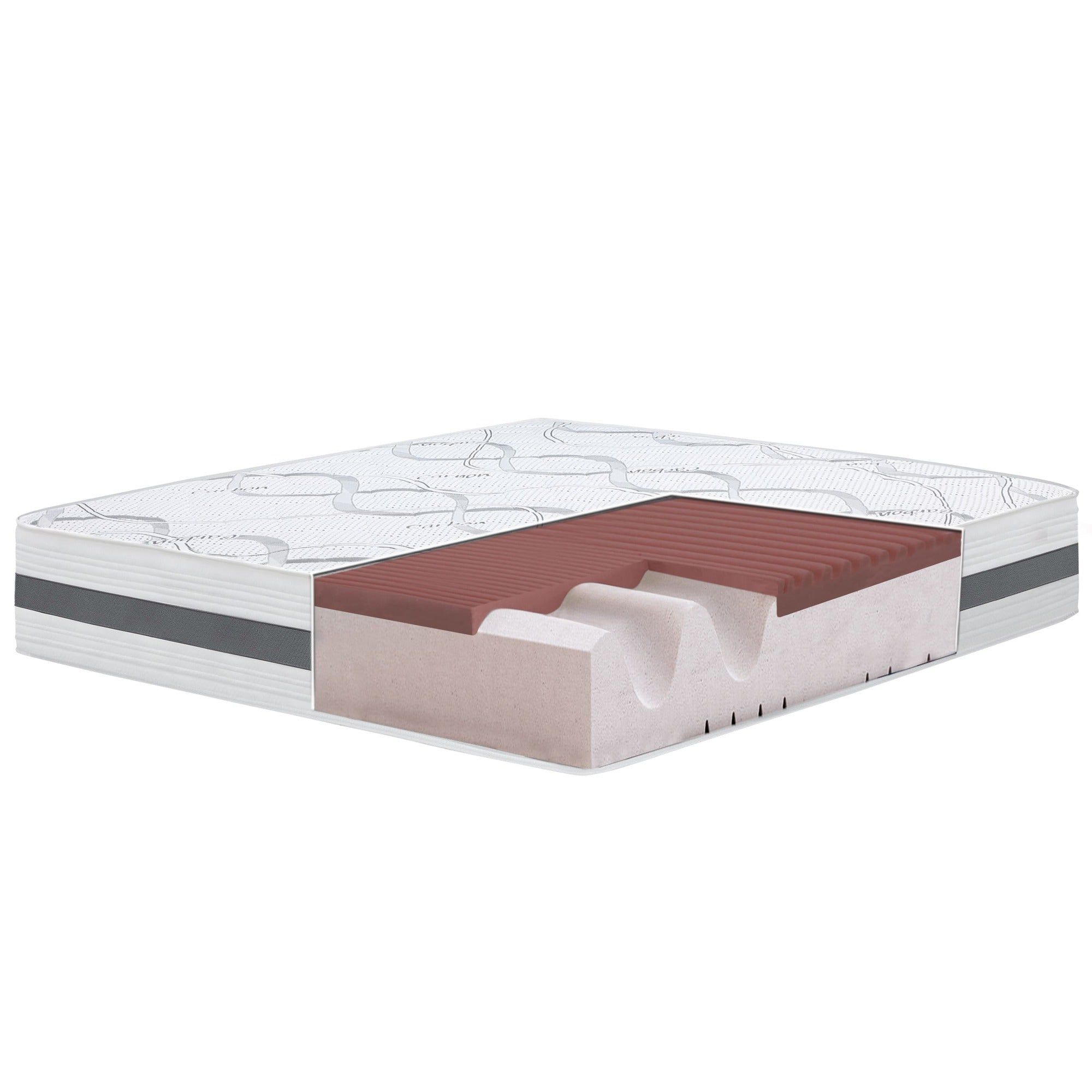 The White Stone Memory Foam Matratze 180x190 cm Höhe 27 cm