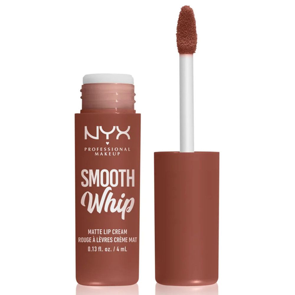 Nyx Matte Lippenstift-Creme Smooth Whip in Braun.
