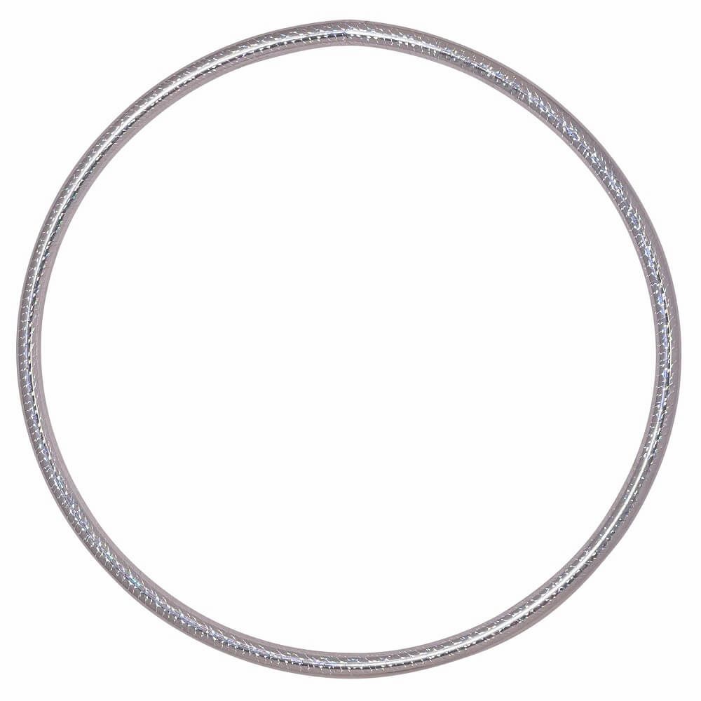 Hoopomania Hologramm Kinder-Hula-Hoop | Ø 60 cm | Silber