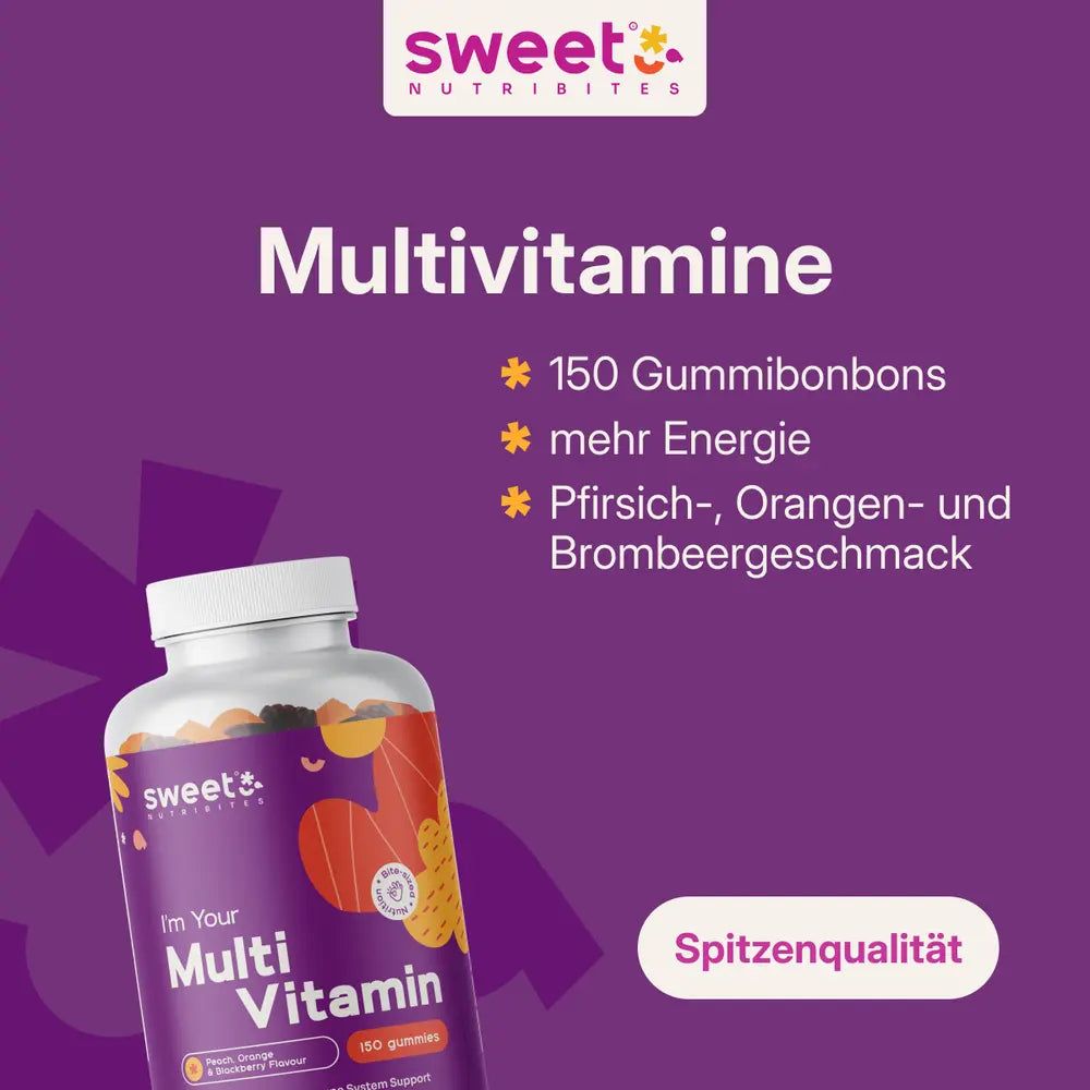 Sweet Nutribites Multivitamine – Gummibonbons mit 10 Vitaminen
