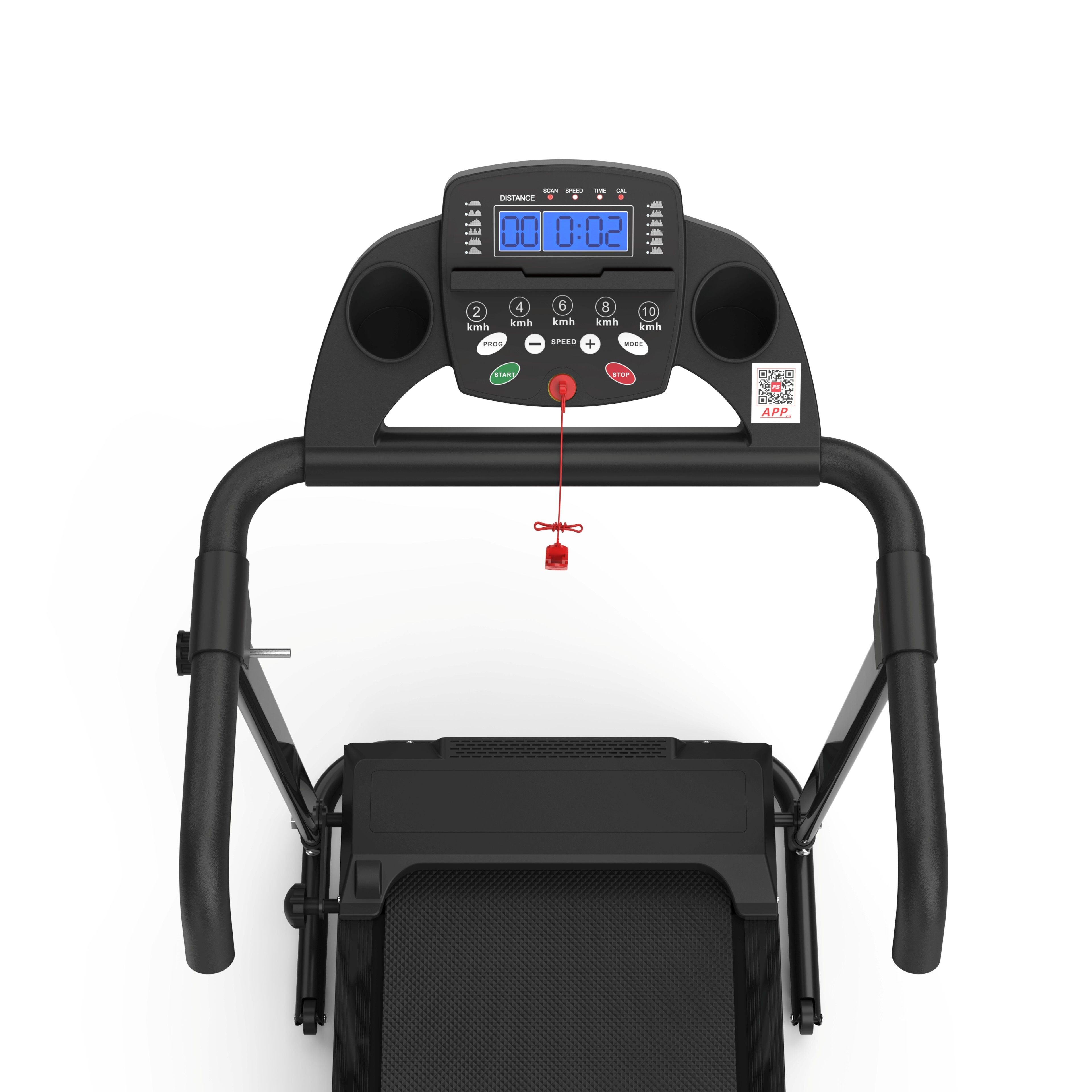 Laufband für Zuhause, 2-in-1-Laufband zum Gehen, Laufen und Joggen