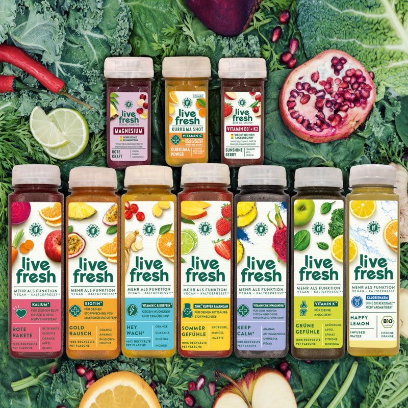 LiveFresh Klassische Saftkur - 3 Tage (inkl. 5,25€ Pfand)