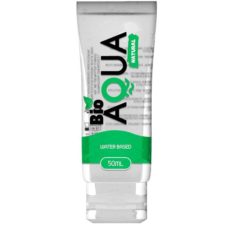 BioAQUA Gleitmittel auf Wasserbasis in einer 50ml Tube.
