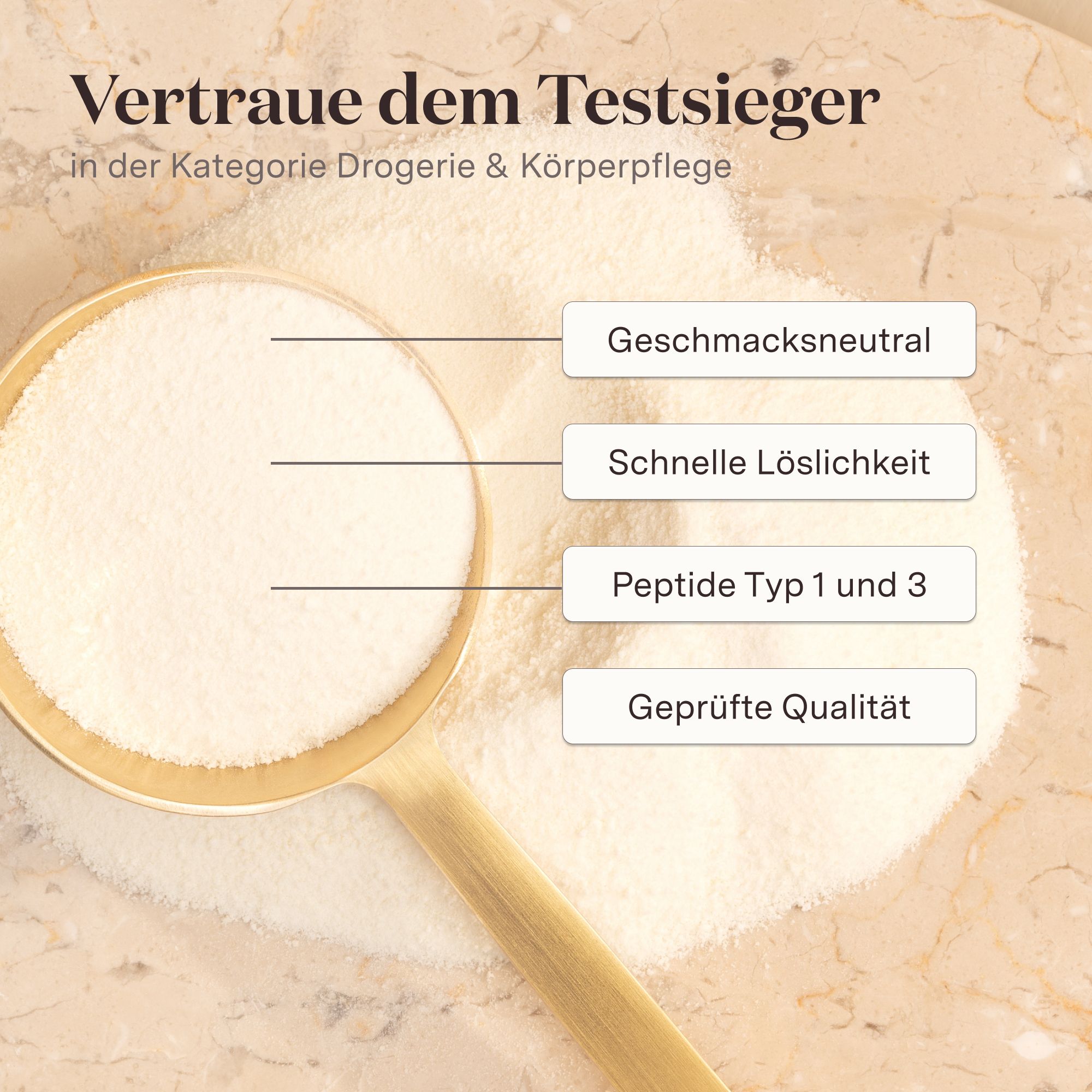 Luxus Collagen Pulver Glow Bilder