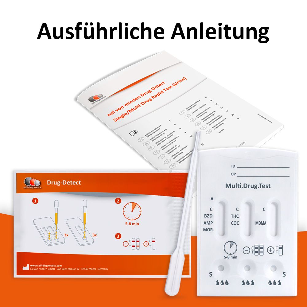 self-diagnostics Drogenschnelltest Multi 6 TG