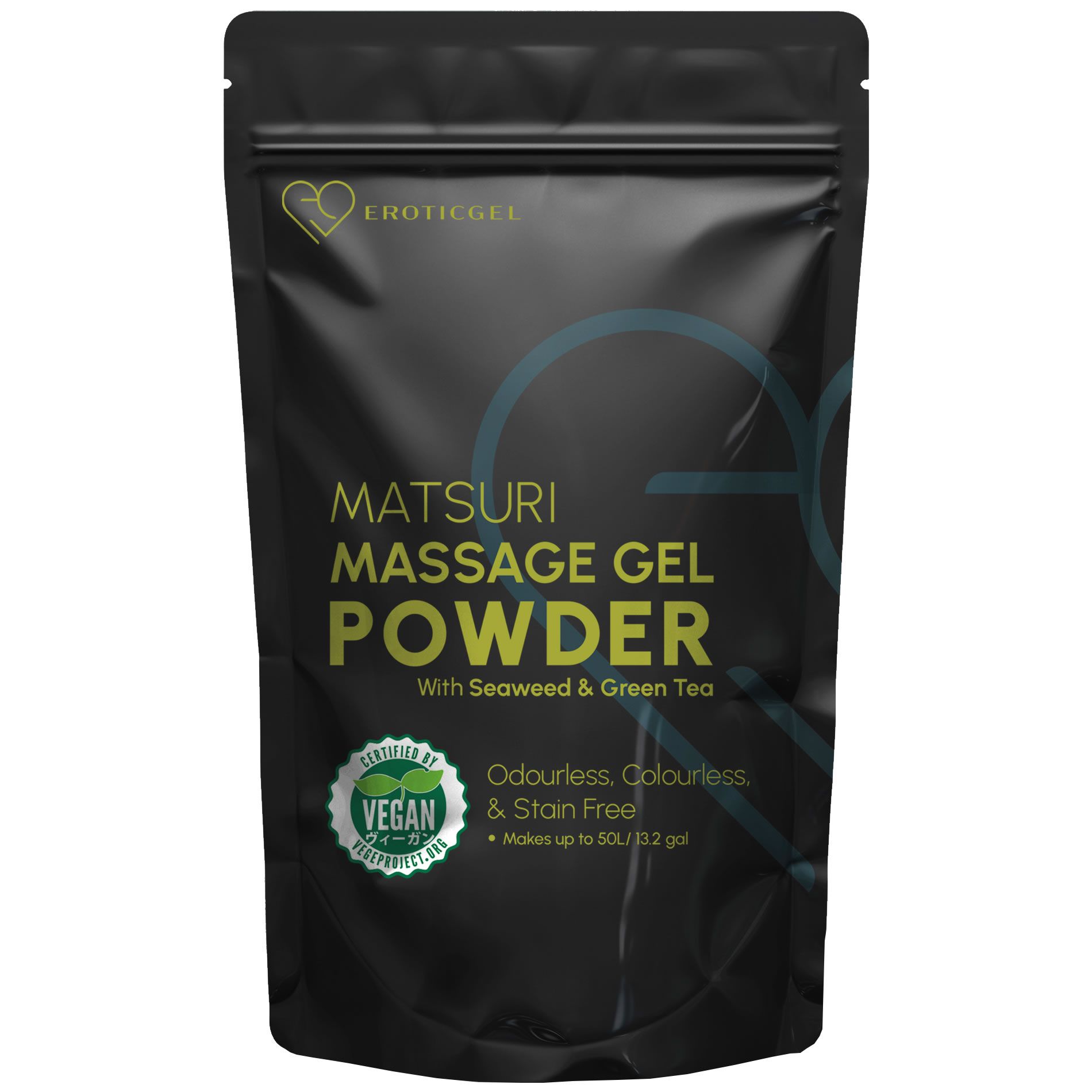 EROTICGEL *Nuru Massage Gel Powder - MATSURI Edition* japanisches Massagegel-Pulver mit Grünem Te