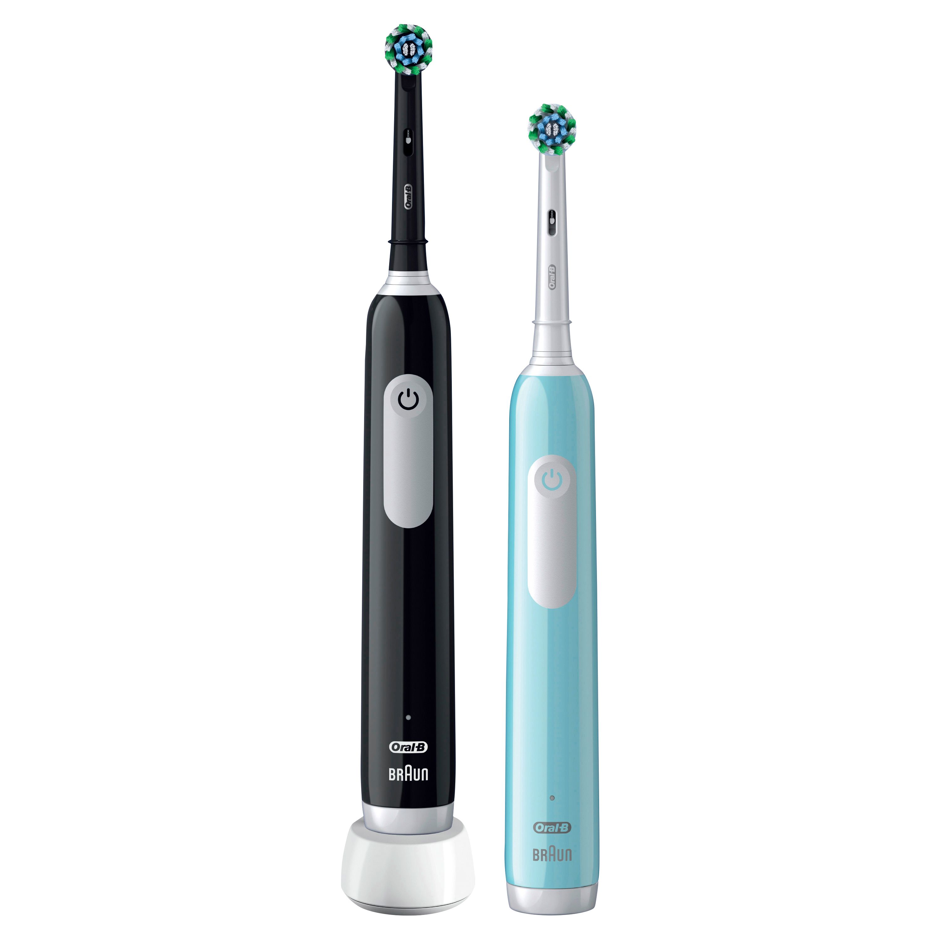Oral-B Pro 1 Elektrische Zahnbürste mit 2. Handstück