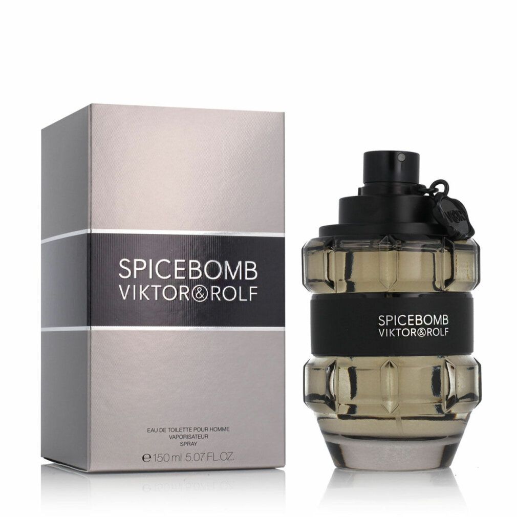 Viktor & Rolf Spicebomb Eau de Toilette Pour Homme Flakon und Verpackung.